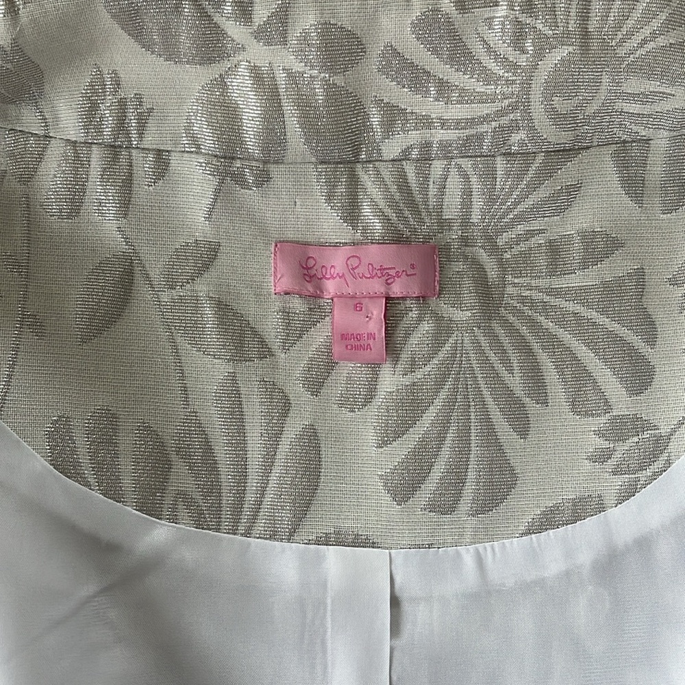 Vintage 00s Lily Pulitzer “Jackie” overcoat Size 6, 3/4 sleeves - Picture 11 of 15